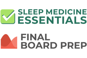 Sleep Medicine Essentials and Final Board Prep Logo Redesign.